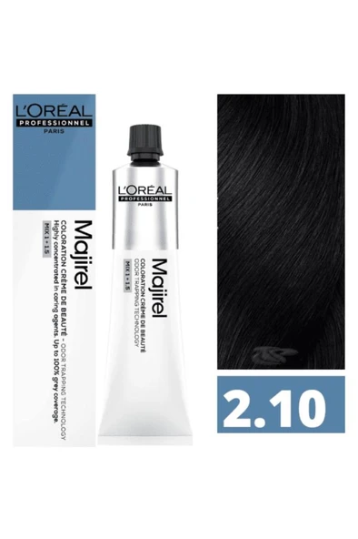 Loreal Professionnel Majirel 2.10 Mavi Siyah 60 ml Saç Boyası ürün görseli 1