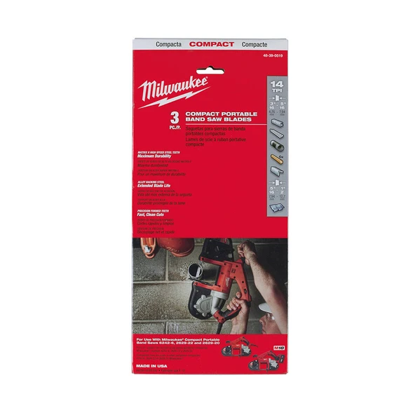 Milwaukee 900x1.8 mm Bant Kesme Testeresi - 3lü ürün görseli 1