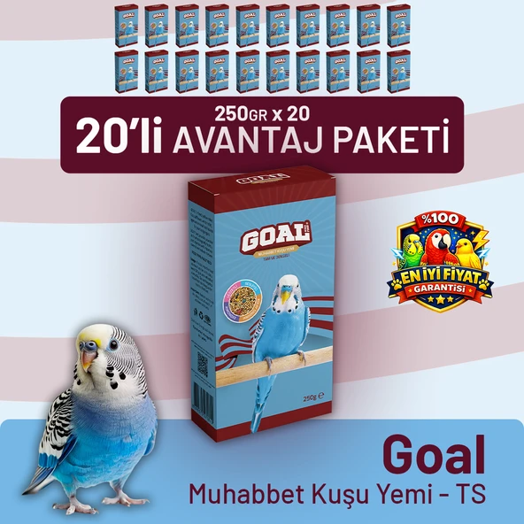 Goal Muhabbet Kuşu Yemi/TS 250 g - 20 Adet ürün görseli 1