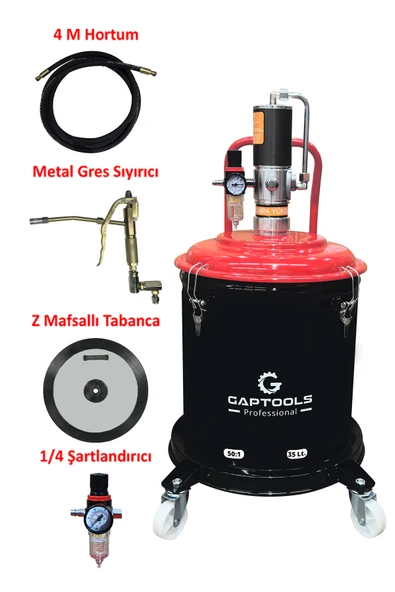 Gaptools Havalı Gres Pompası 35Lt GP35A1 ürün görseli 1
