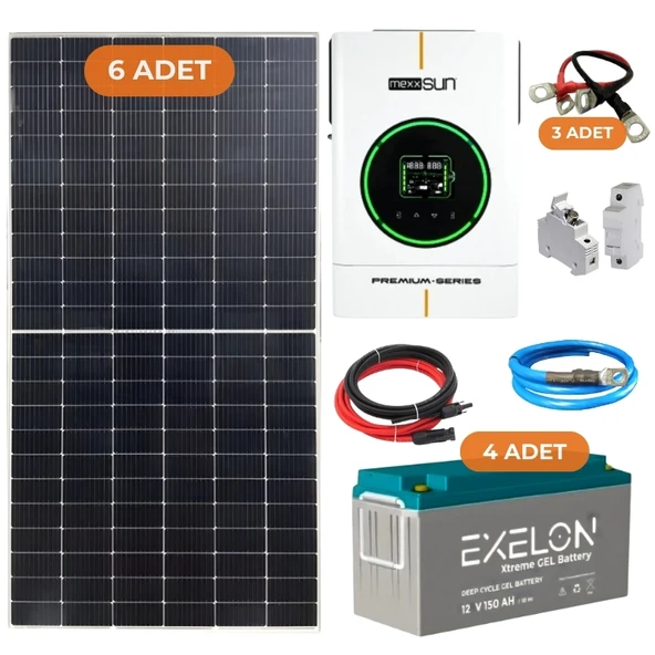 Yapısolar 6 kW Mppt Monofaze Hazır Solar Enerji Paketi ürün görseli 1