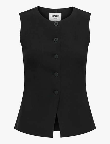 Only   ONLCLEVER LIFE S/L WAISTCOAT TLR Kadın Siyah Yelek - 15357246 ürün görseli 1