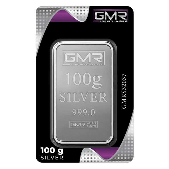 EG Kuyumculuk 100 gr Gümüş Külçe Gmr ürün görseli 1