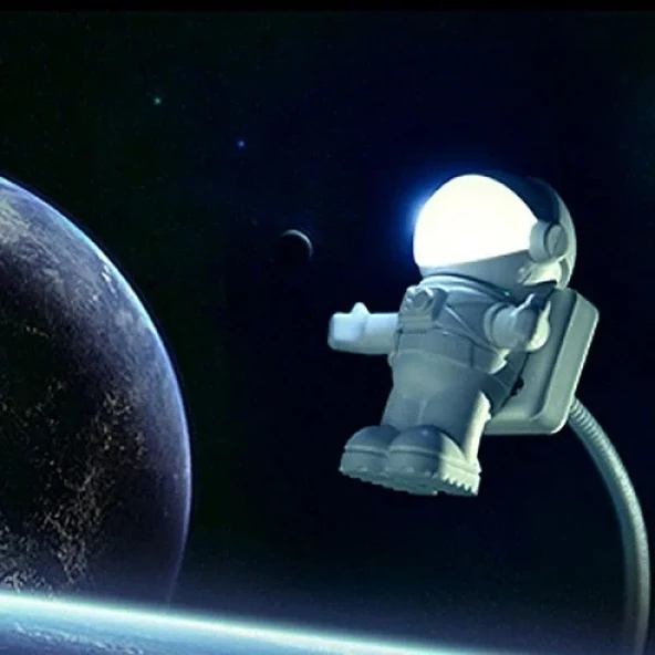 Usb Astronot Lamba - Resim 2