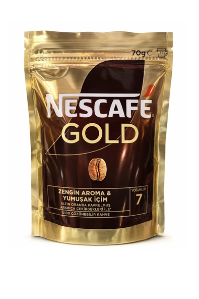 Nescafe Gold 70 gr Çözünebilir Kahve ürün görseli 1