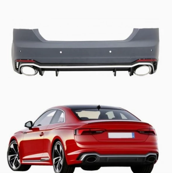 Audi A5 RS5 Arka Tampon Komple Set 2017-2019 arası uyumlu ürün görseli 1