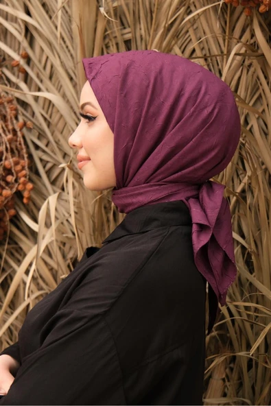 Bambu Kraş Eşarp (Tesettür Giyim, Hafif, Rahat, Şık, Yüksek Kalite, Hijab, Scarf, Shawl) ürün görseli 1
