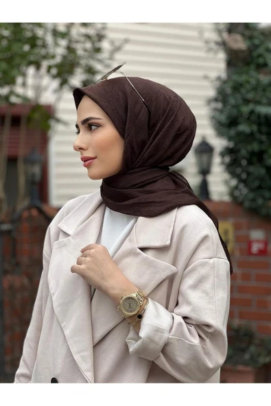Bambu Kraş Eşarp (Tesettür Giyim, Hafif, Rahat, Şık, Yüksek Kalite, Hijab, Scarf, Shawl) ürün görseli 1