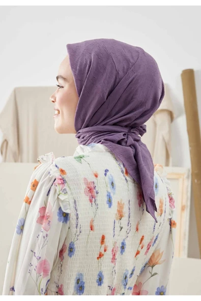 Bambu Kraş Eşarp (Tesettür Giyim, Hafif, Rahat, Şık, Yüksek Kalite, Hijab, Scarf, Shawl) ürün görseli 1