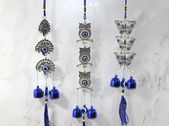 Metal Nazar Boncuğu Çan Model 21 ürün görseli 1