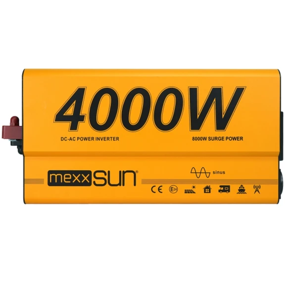 Mexxsun Tam sinüs 12V 4000W İnverter ürün görseli 1
