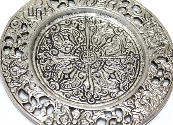 Metal Yuvarlak Tütsülük Model 8 - Resim 2