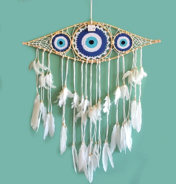 Rüya Kapanı Dream Catcher Göz Tasarımı Model 4 ürün görseli 1
