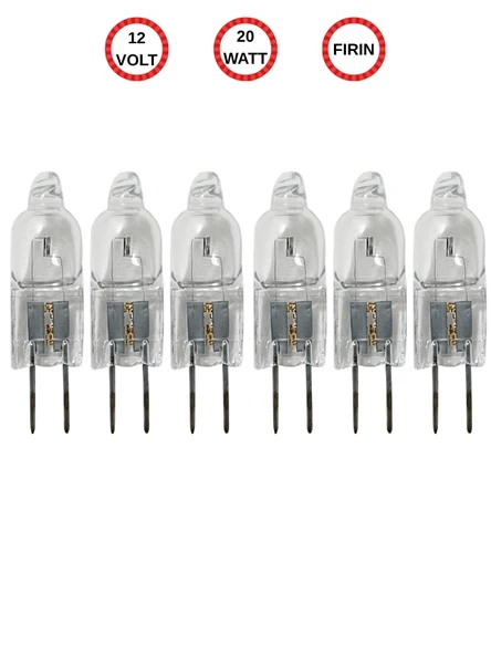 (6 Adet) Ledvance 12Volt 20W Sarı Işık G4 Duylu Fırın Ampulü ürün görseli 1