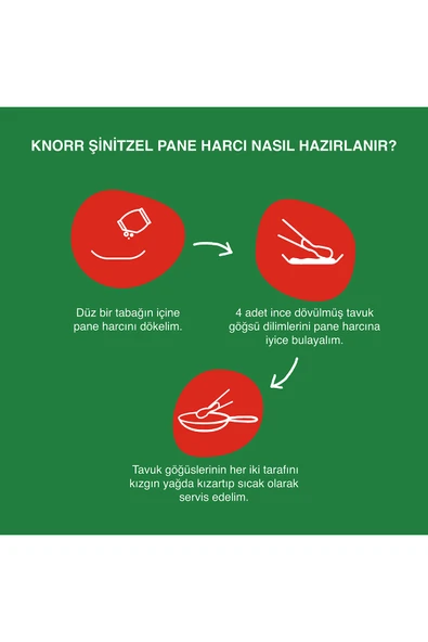 Knorr Şinitzel Pane Harcı 90 gr X 4 Adet - Resim 5