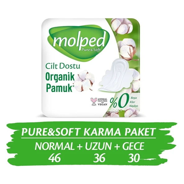 Molped 3LUSET Pure&Soft Mega Karma Paket 112 Adet - Resim 6