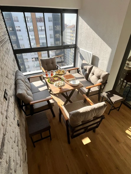 2 2 1 1 Yemek Masası Bahçe Takımı Balkon Takımı Bahçe Seti Oturma Grubu Masa Seti Koltuk takımı ürün görseli 1