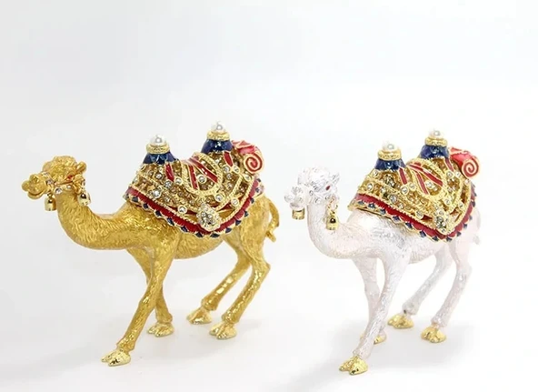 Swarovski Taşlı Tekli Deve Figürü Model 8 ürün görseli 1