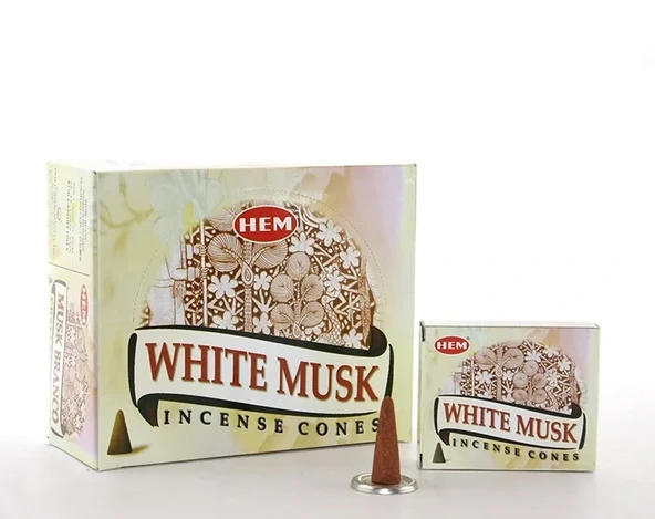 White Musk Aromalı Konik Tütsü ürün görseli 1