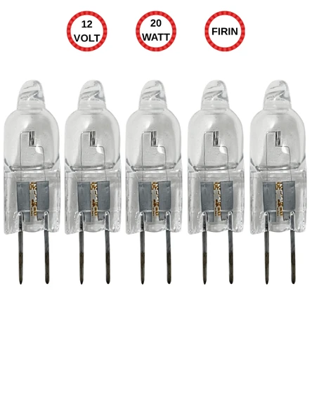 (5 Adet) Ledvance 12Volt 20W Sarı Işık G4 Duylu Fırın Ampulü ürün görseli 1