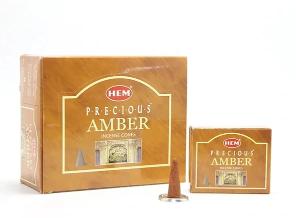 Precious Amber Aromalı Konik Tütsü ürün görseli 1