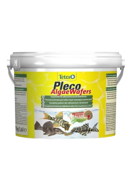 TTRA Pleco Algae Wafers Balık Yemi 3.6 Lt (1750 Gr) - Vantuzlu Çöpçü ve Otçul Balıklar İçin ürün görseli 1