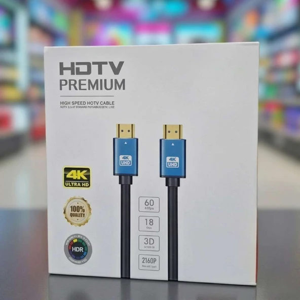 MundesTech 3 Metre HDMI 2.0 Kablo - 4K 60Hz Ultra HD Yüksek Hızlı ürün görseli 1