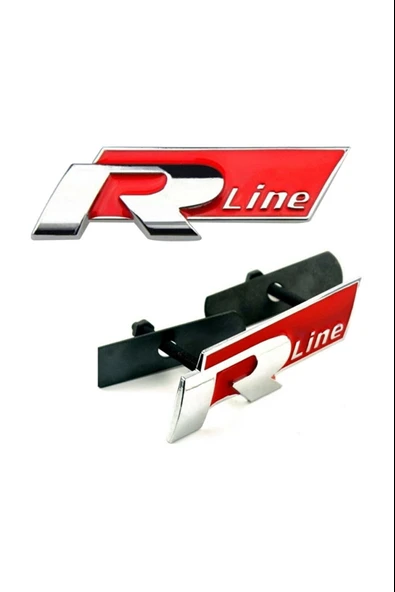 R-line civatalı panjur arması-kırmızı / YACI150 ürün görseli 1