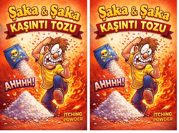2 Adet Kaşıntı Tozu Şaka Kaşıntı Tozu Eğlence Şaka Amaçlı Toz ürün görseli 1