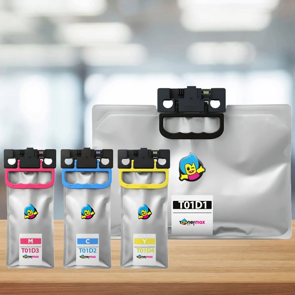 Epson WorkForce Pro WF-C529R DTW Muadil Kartuş - Yüksek Kapasiteli Muadil Kartuş Set ürün görseli 1