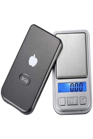Ipod Görünümlü Hassas Cep Terazisi Tartı 200 G Kapasite 0.01 Hassasiyet ürün görseli 1
