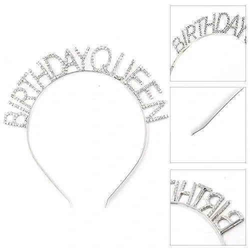 Birthday Queen Yazılı Kraliçe Taç - Resim 3
