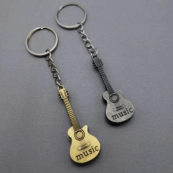 Metal Gitar Anahtarlık ürün görseli 1