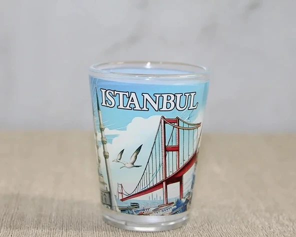 İstanbul Temalı Cam Shot Bardak ürün görseli 1