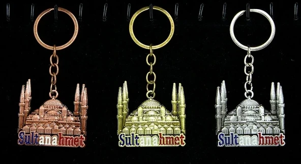Metal Sultanahmet Anahtarlık Model 2 ürün görseli 1