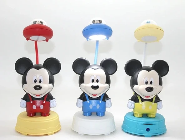 Mickey Mouse Masa Üstü Lamba USB Şarjlı Model 2 ürün görseli 1