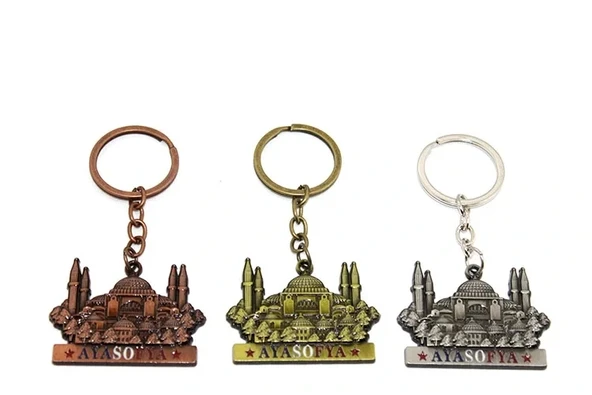 Metal Ayasofya Anahtarlık ürün görseli 1