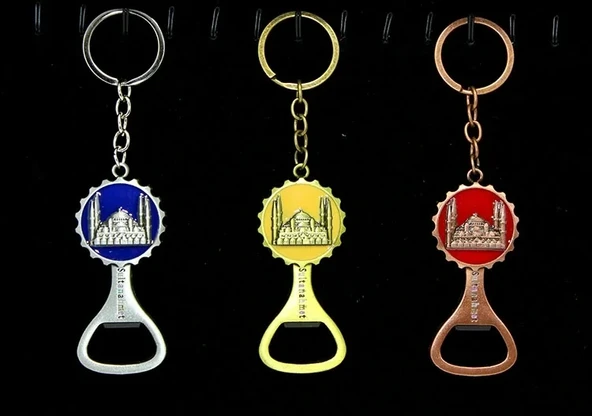 Metal Sultanahmet Anahtarlık Ve Açacak Model 2 ürün görseli 1