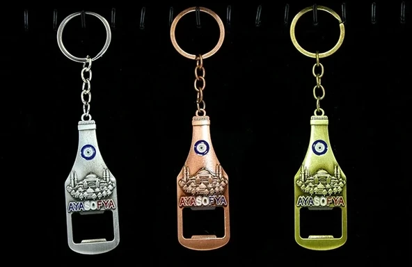 Metal Ayasofya Anahtarlık Ve Açacak Model 1 ürün görseli 1