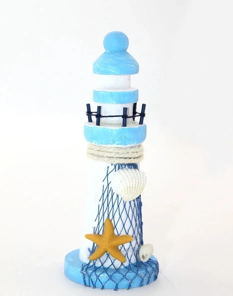 Ahşap Marin Deniz Feneri Model 1 ürün görseli 1