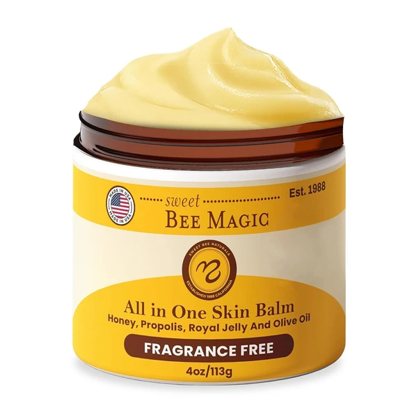 Sweet Bee Magic Organik Bal Özlü Yüz, Cilt ve Vücut Balsamı 113 gr ürün görseli 1
