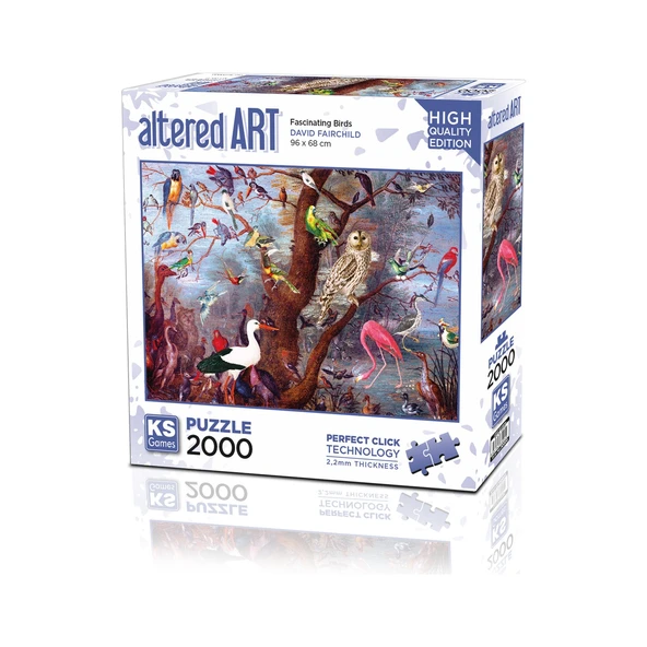 Ks Games Puzzle 2000 Parça Fascinating Birds 22515 ürün görseli 1
