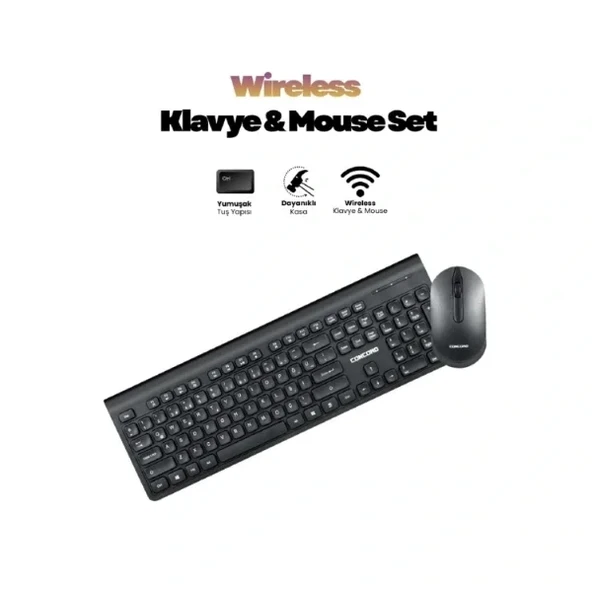 Multimedya Q Klavye Ve Mouse Seti ürün görseli 1