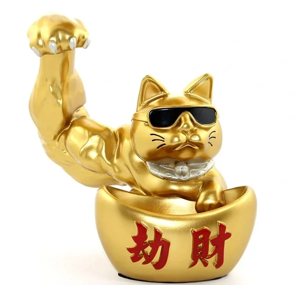 Polyester Şanslı Kedi Figürü Model 1 ürün görseli 1