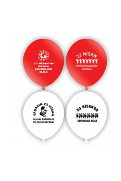 Vatan Balon 23 Nisan Temalı VT905 (100 Lü Paket) ürün görseli 1