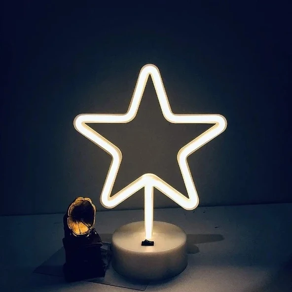 Yıldız Neon LED Lamba - Resim 5