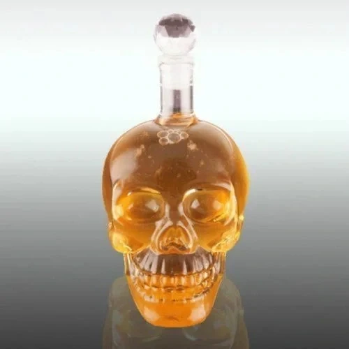 Crystal Head Kuru Kafa Cam Şişe 350 Ml - Resim 5