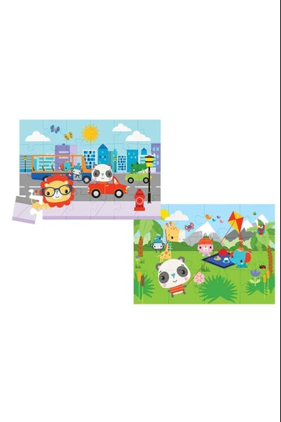 Ks Games Fisher-Price Baby Puzzle City Fun - Picnic 2 İn 1 13407 ürün görseli 1