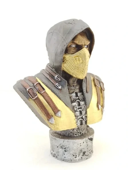 Polyester Scorpion Büst Küçük Boy ürün görseli 1