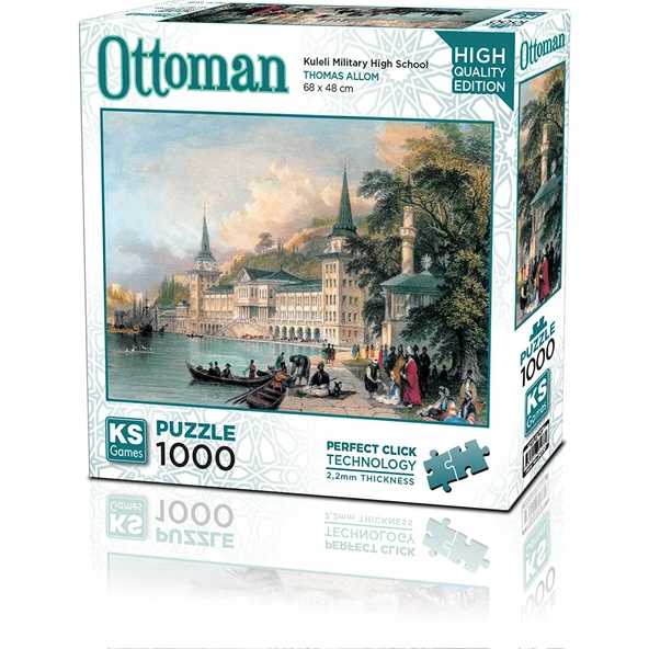 Ks Games Puzzle 1000 Parça Kuleli Askeri Kışlası 20737 ürün görseli 1